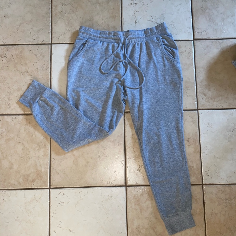 Super soft high waisted gray sweatpants